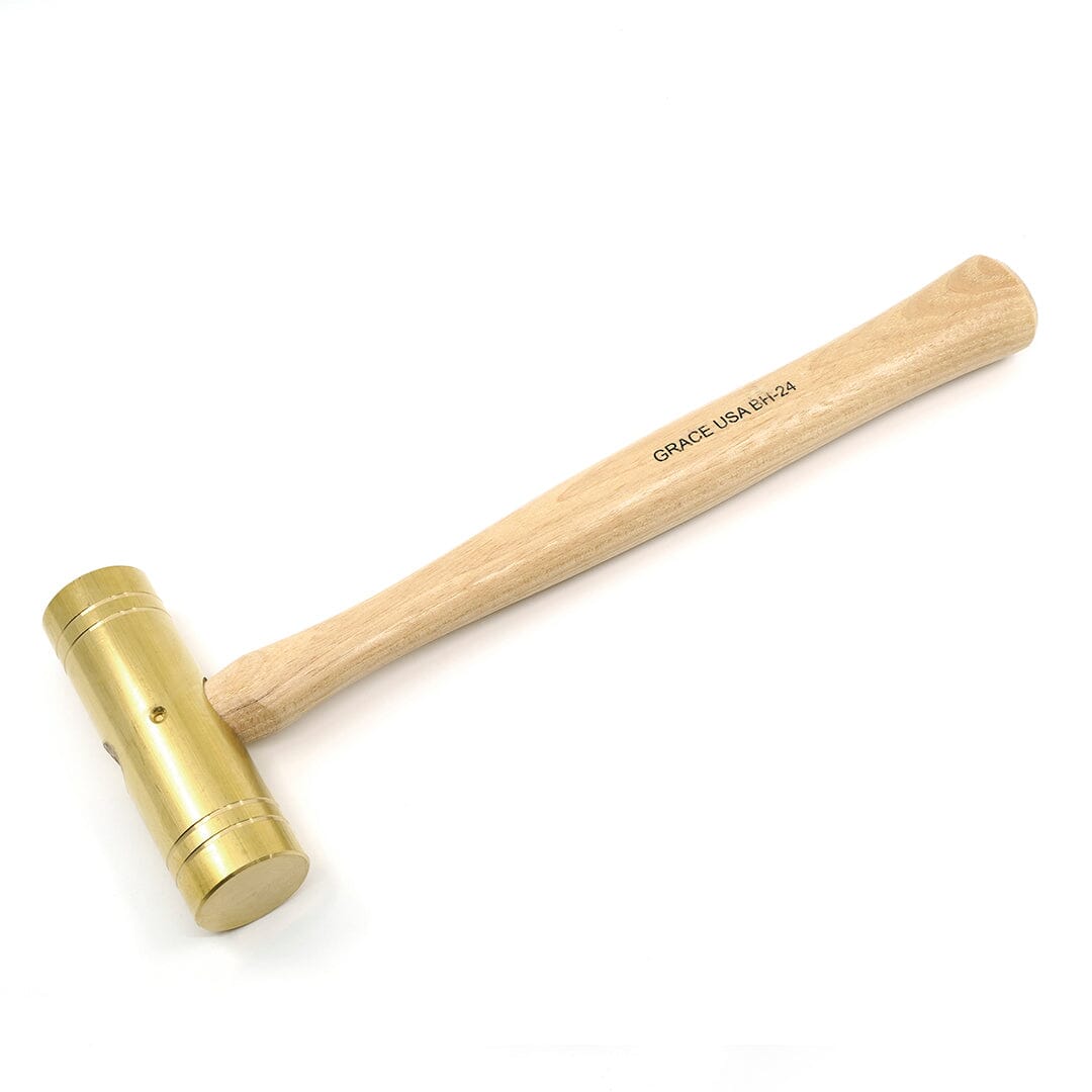 GRACE USA 24 Ounce Brass Hammer